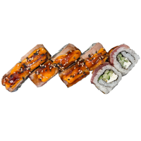 Uramaki Atún flambeado