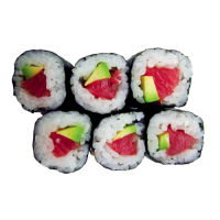 Maki Atún y Aguacate